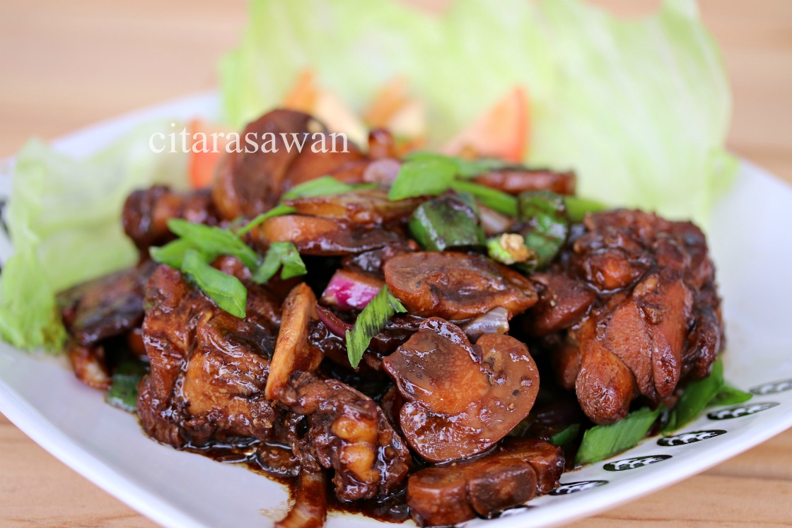 Ayam Black Pepper & Mushroom ~ Resepi Terbaik