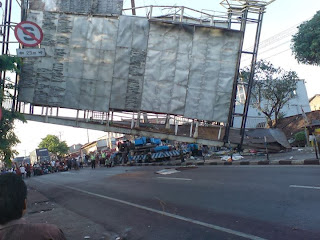 kecelakan depan pasar babadan