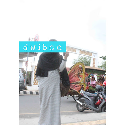 gamis syari garis garis 