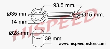 Daftar Connecting Rod/Stang Seher Motor Yamaha  Seputar 