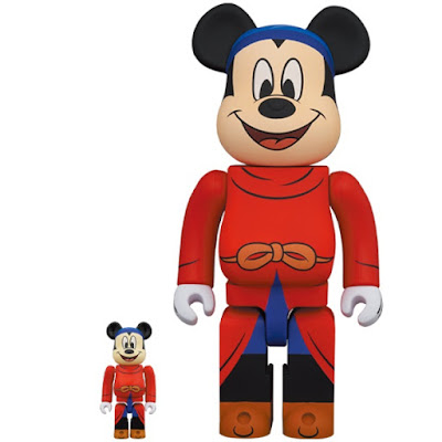 Fantasia The Sorcerer's Apprentice Mickey Mouse Be@rbrick Vinyl Figures by Medicom Toy x Disney