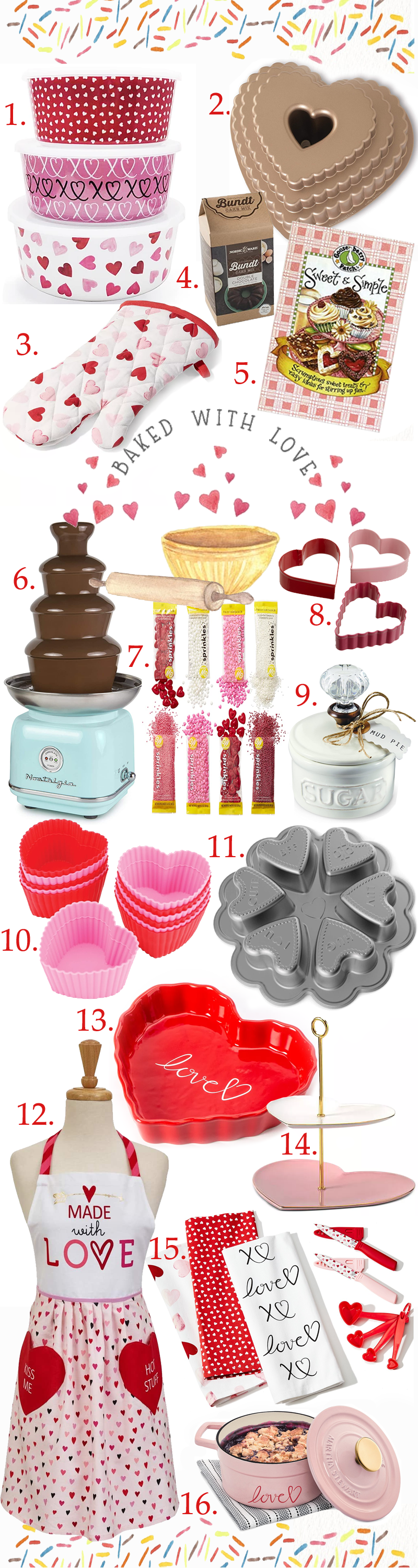 Valentine's Baking Supplies & Treats