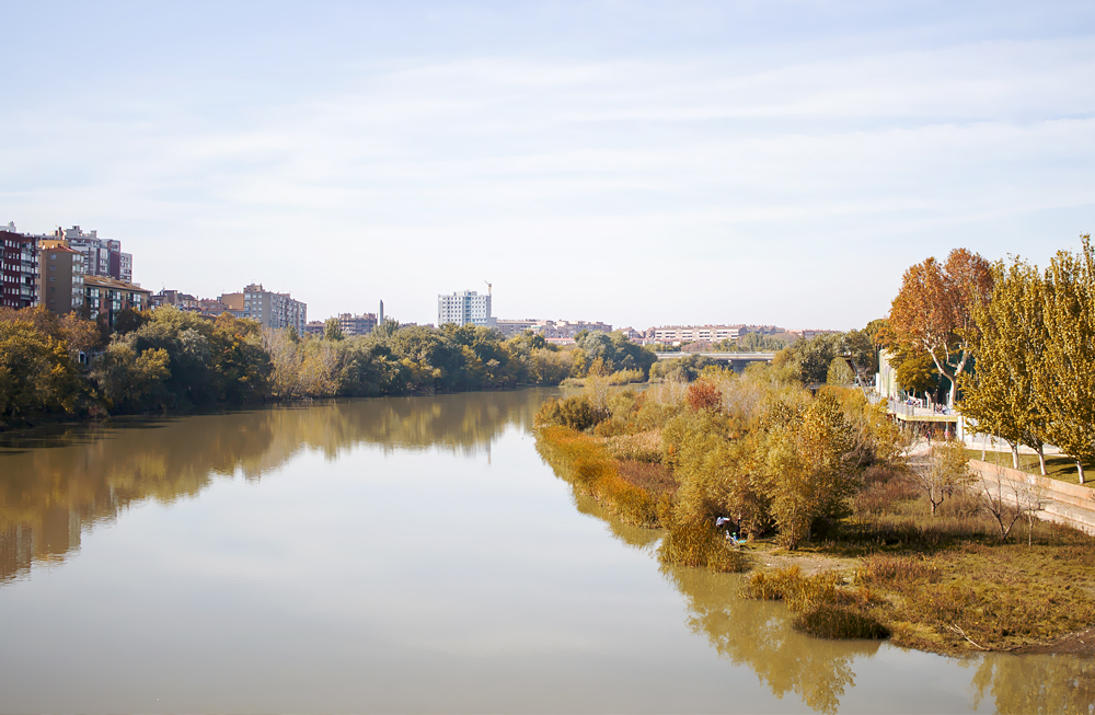 zaragoza otoño fotografía