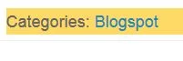 change blogger labels to other term or word