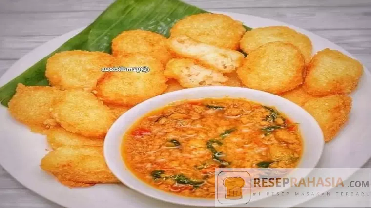 resep ketan goreng sambal oncom