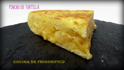 Pincho de Tortilla española del Blog Cocina de Frigorifico