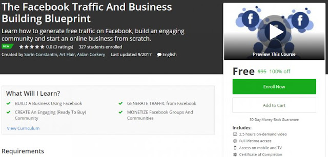 [100% Off] The Facebook Traffic And Business Building Blueprint| Worth 95$