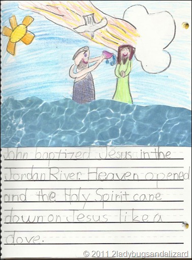 Jesus' baptism