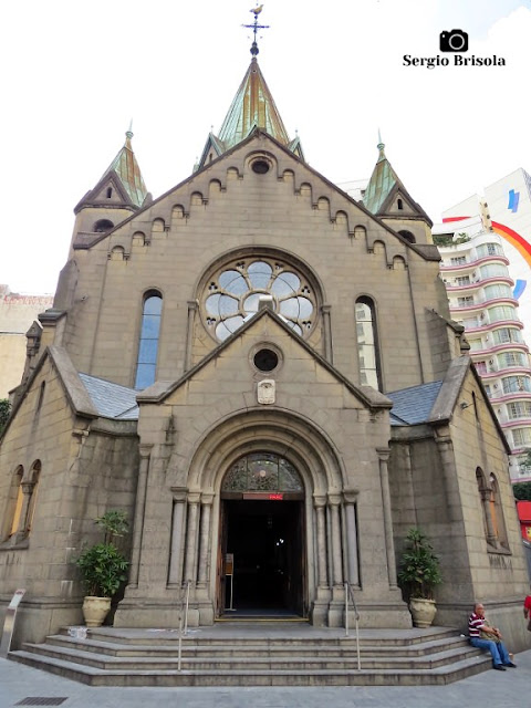 Vista ampla da Paróquia Nossa Senhora da Conceição - Santa Ifigênia - São Paulo