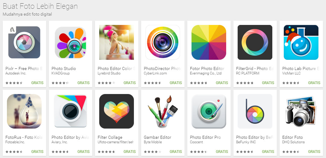 5 Aplikasi Edit Foto Android dan iOS Terbaik | KLIK WOW