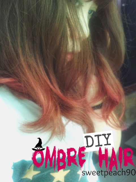 Sweet Peach DIY Ombre  Hair Red Pink 