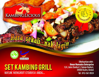 kambinglicious set kambing grill