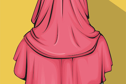 20+ Koleski Terbaru Kartun Hijab Tampak Belakang