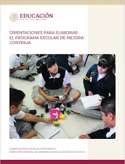 Orientaciones para elaborar el Programa Escolar de Mejora Continua