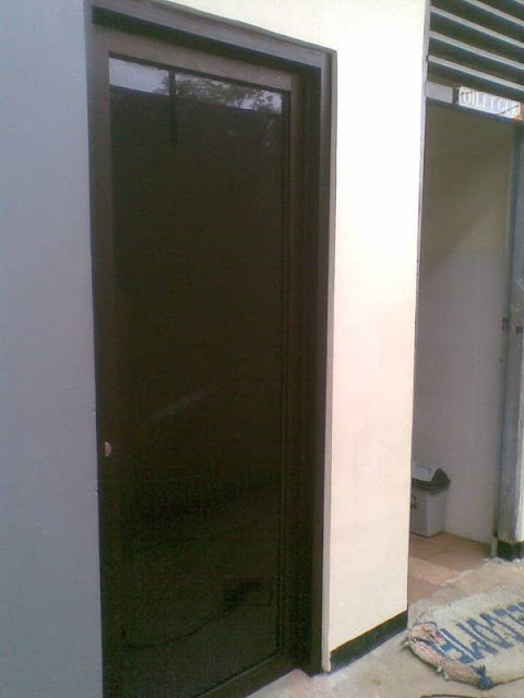  Pintu Aluminium Coklat  MinimaList Art