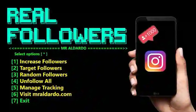 Increase Instagram Followers Using Termux