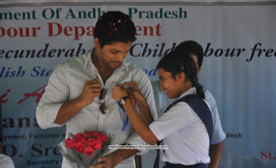 Allu Arjun at No Child Labour Event stills