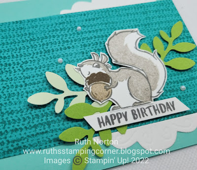 stampin up, nuts about squirrels, knit together