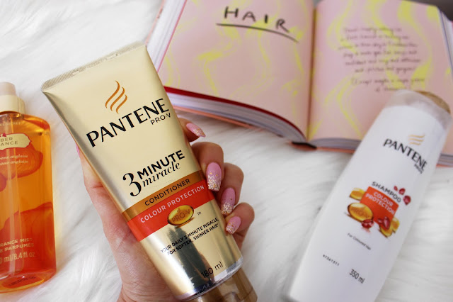 pantene pro-v, conditioner, 3 minute miracle, haircare, hair, colour protection