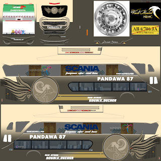 Download Livery Bus Pandawa 87 SHD