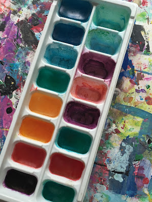 Frozen paints