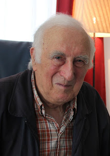 Photo of Jean Vanier by Kotukaran, at Wikimedia Commons