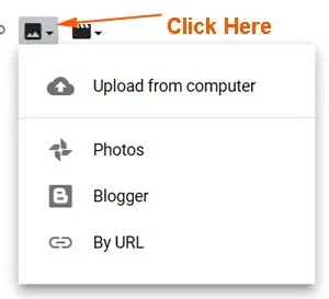 Upload Images To Blogger