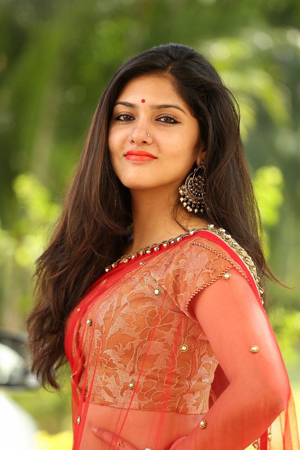 Gayathri Suresh at Hero Heroine Movie Teaser Launch ...