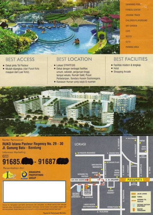 Daftar Harga Jual Real Estate  Perumahan di Bandung 