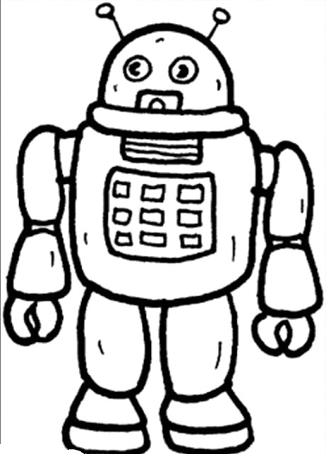 Best free robot coloring pages for kids