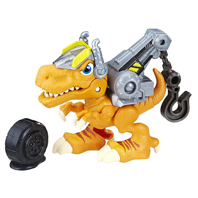 PLAYSKOOL HEROES Chomp Squad Tow Zone Grúa : Dinosaurio Rex  Producto Oficial 2018 | Hasbro E1454 | Edad: 3-7 años  COMPRAR ESTE JUGUETE