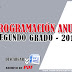 Programacion Anual  2018 - Segundo Grado