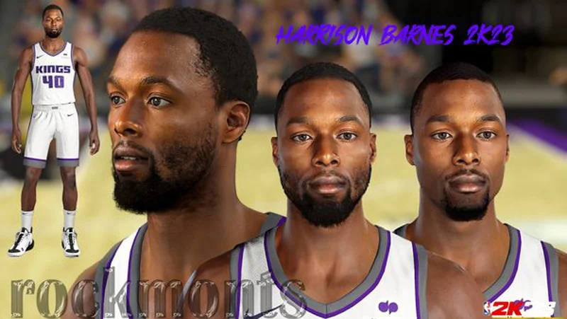 NBA 2K23 Harrison Barnes Cyberface