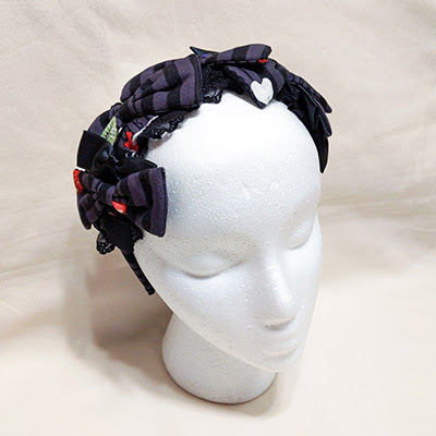 Metamorphose Fruit Punch Soda Headdress Style Headband (2011) Black