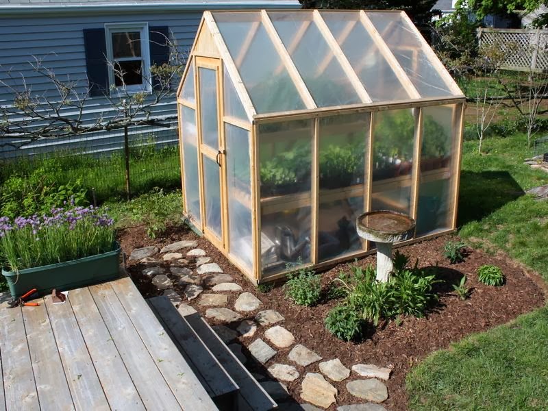 the sustainable couple: thoughts on a backyard greenhouse.