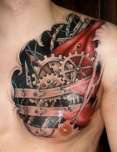 tatuajes biomecanicos en 3d