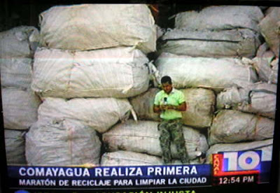 Recycling in Comayagua, Honduras