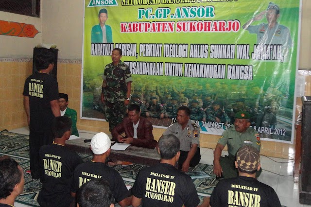 Diklatsar Banser angkatan IV Kab. Sukoharjo