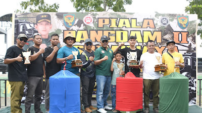 Danrem 044/Gapo Buka Kejuaraan Lomba Burung Berkicau Piala Pangdam II/Swj