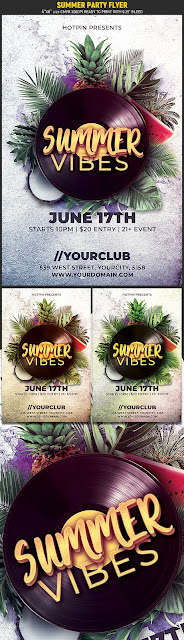  Summer Party Flyer Template