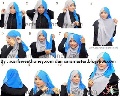 Cara Memakai Shawl