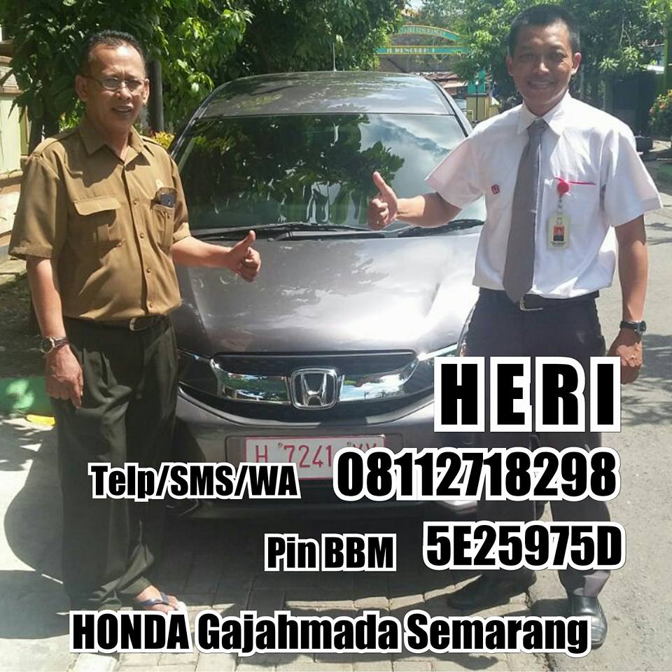 Do Mobilio E At Rochmad Wahyudi Honda Semarang Heri 08112718298