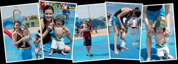 View splash park with justin