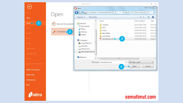 cara edit file pdf di nitro pro