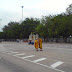 Thai Buddhist monks at Royal Plaza Bangkok, photo shooting