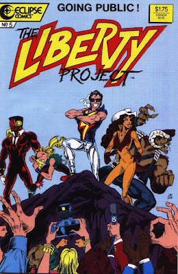 cover of The Liberty Project #5 from Eclipse Comics