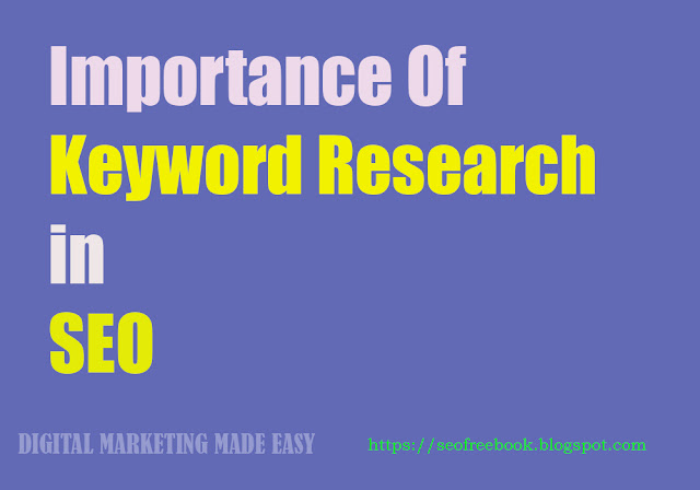 Importance Of Keyword Research in SEO