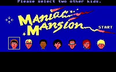 Wallpaper partida Maniac Mansion