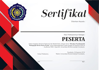 template sertifikat seminar