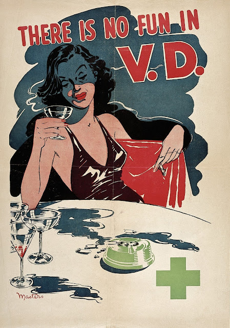 Carteles de la Segunda Guerra Mundial contra la prostitución